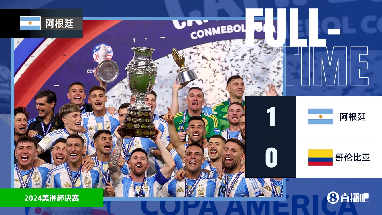 J羅質疑:阿根廷奪美洲杯是因為場外因素 裁判漏判我們一兩個點球