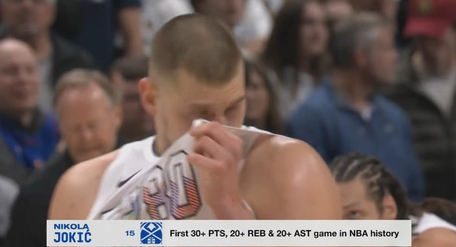 你貸款?轉(zhuǎn)播方字幕:約基奇30+20+20!NBA歷史首人!