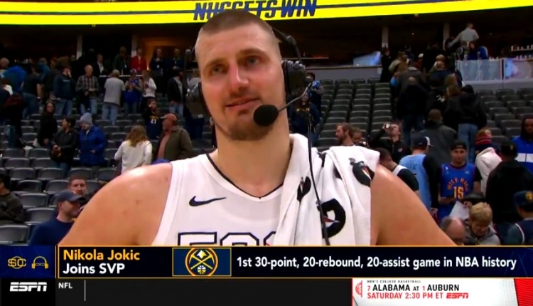 約基奇:退役后躺沙發(fā)回憶我曾打出這樣一場(chǎng)比賽 那感覺會(huì)很好