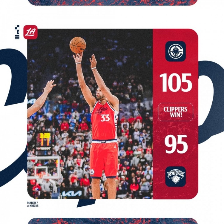 攻守兼?zhèn)淇迟惣拘赂?7分!快船官方贏球海報(bào)封面人物:巴圖姆