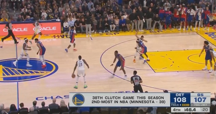 強(qiáng)行五五開(kāi)!勇士本賽季38場(chǎng)打關(guān)鍵時(shí)刻 僅次于森林狼排聯(lián)盟第二