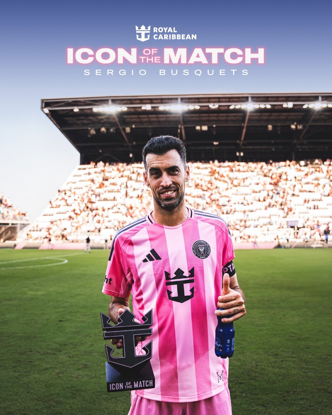 官方:布斯克茨當選邁阿密國際1-0夏洛特FC全場最佳