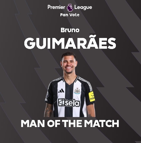 打入制勝球！官方：吉馬良斯當選紐卡1-0西漢姆全場最佳