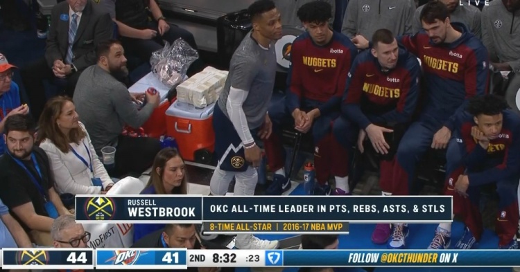 俄城之王!威少雷霆生涯得分籃板助攻搶斷皆排隊史第一