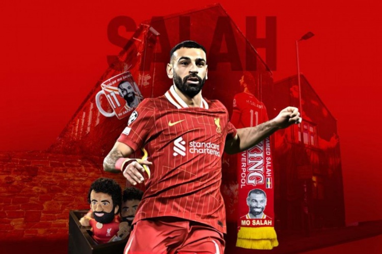 隊報:薩拉赫在利物浦當地倍受愛戴,已成為城市圖騰之一