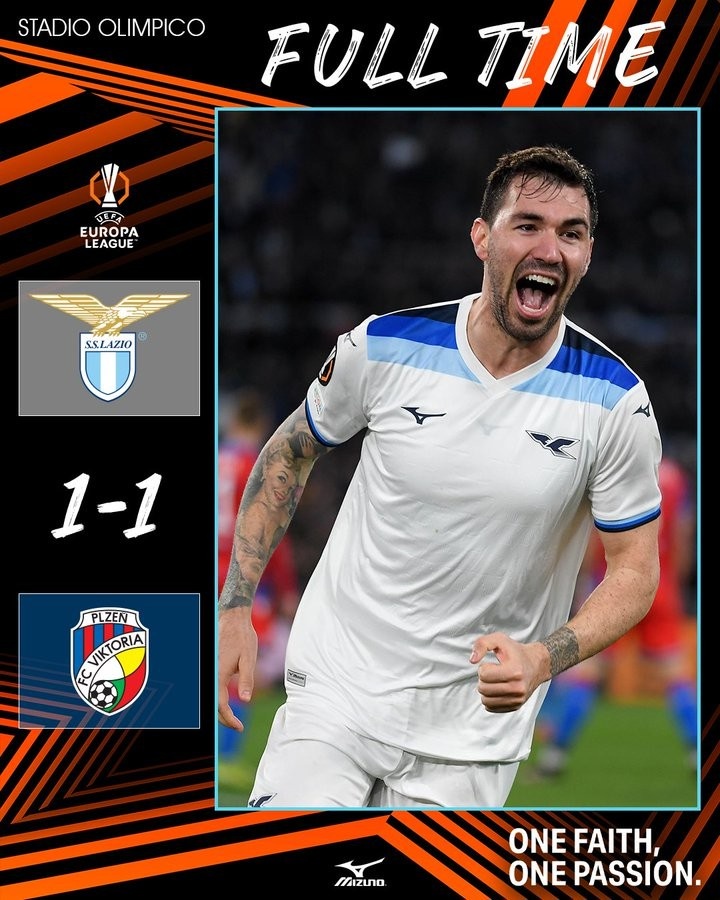 突破!淘汰比爾森勝利,拉齊奧自17-18賽季以來首次打進(jìn)歐戰(zhàn)八強(qiáng)