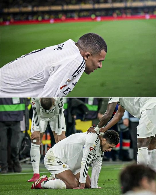 精疲力盡！與馬競激戰120分鐘后又踢滿黃潛，姆總、貝林累得夠嗆