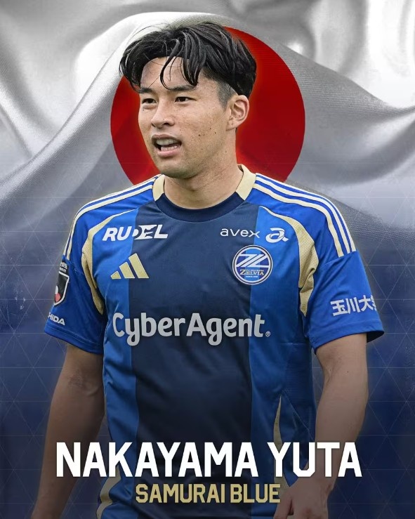 官方:日本隊補召町田中后衛中山雄太,世預賽參賽名單增至26人