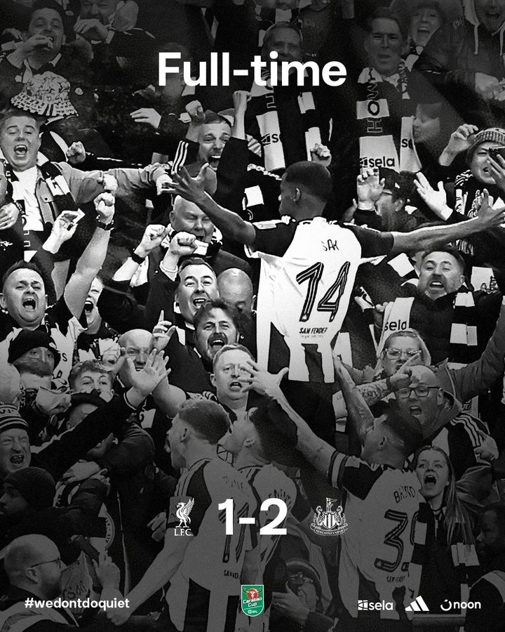 隊史首奪聯賽杯冠軍！紐卡成為歷史第24支贏得聯賽杯的球隊