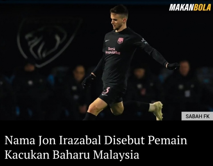 馬來西亞接近歸化28歲西班牙后衛伊拉薩瓦爾,球員德轉身價65萬歐