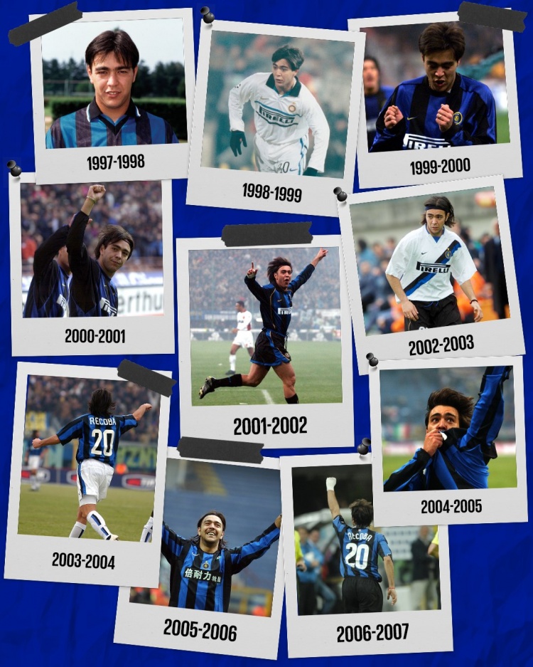 國米官方祝雷科巴49歲生日快樂，球員效力期間出戰261場72球66助