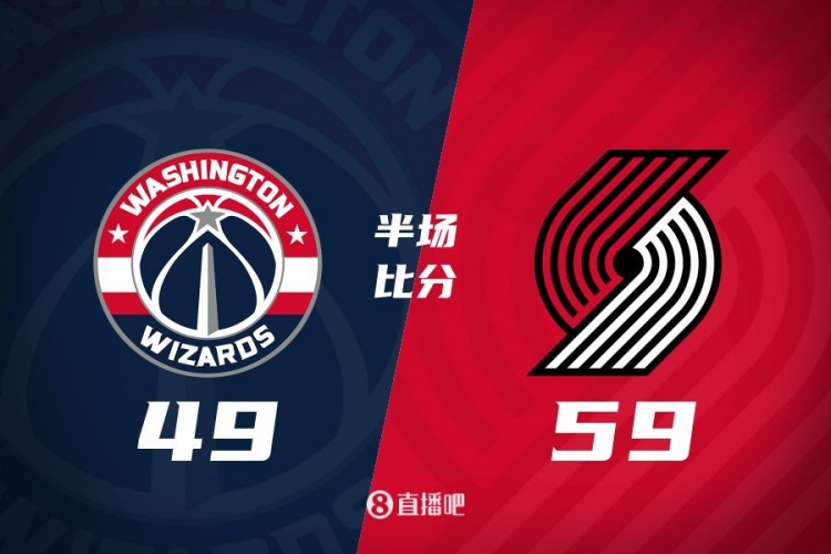 半場戰報-安芬尼-西蒙斯16分 普爾9分 開拓者領先奇才10分