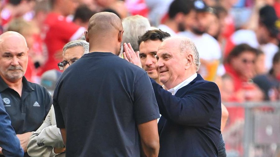 高情商!體圖:被赫內斯多次稱贊,孔帕尼深得拜仁高層歡心