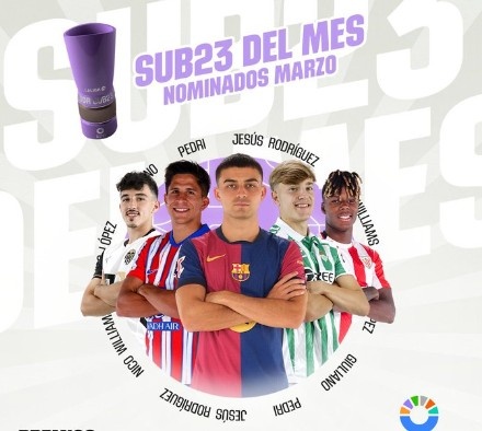 西甲3月最佳U23球員候選:佩德里、尼科、小西蒙尼入圍
