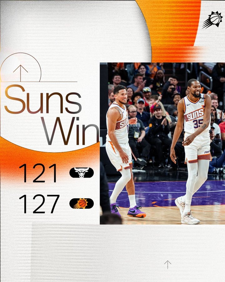 笑容重回臉龐！太陽官方曬贏球海報 布克&杜蘭特登上封面