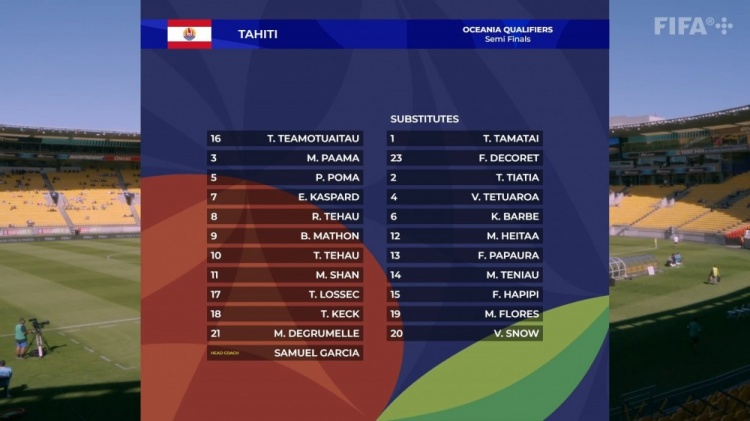 世界杯預選賽大洋洲決戰開始了