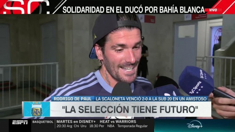 德保羅:我們很想念梅西,但重要的是他能恢復健康