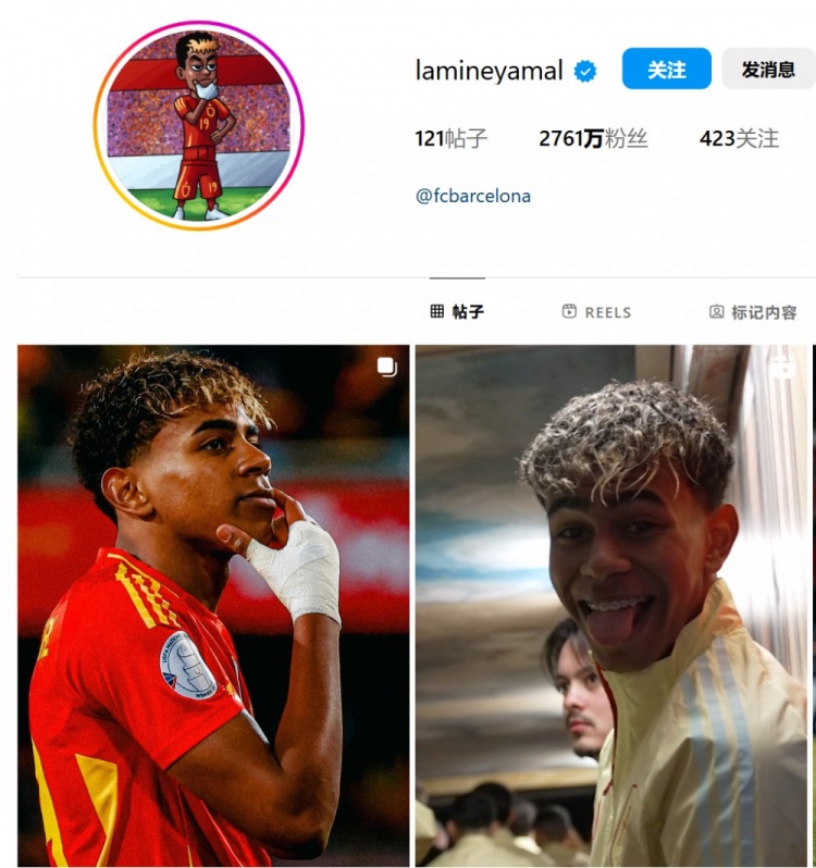 將死再說話！亞馬爾把對荷蘭慶祝動作設為社媒頭像，回擊范德法特