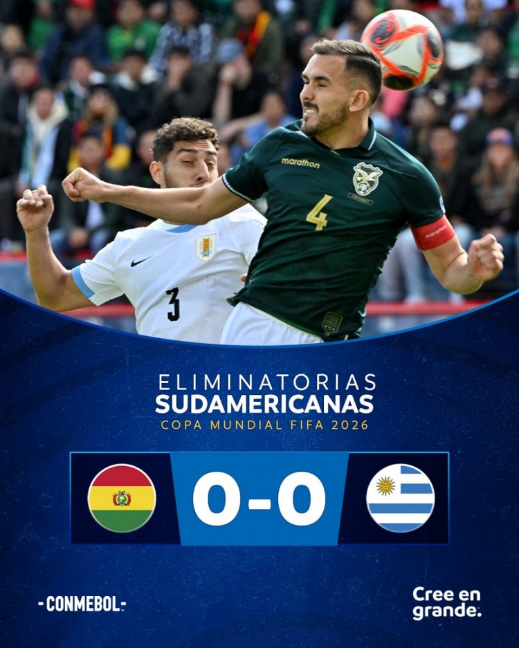 怎么了？烏拉圭近12場(chǎng)比賽常規(guī)時(shí)間僅1勝，本輪對(duì)玻利維亞零射正