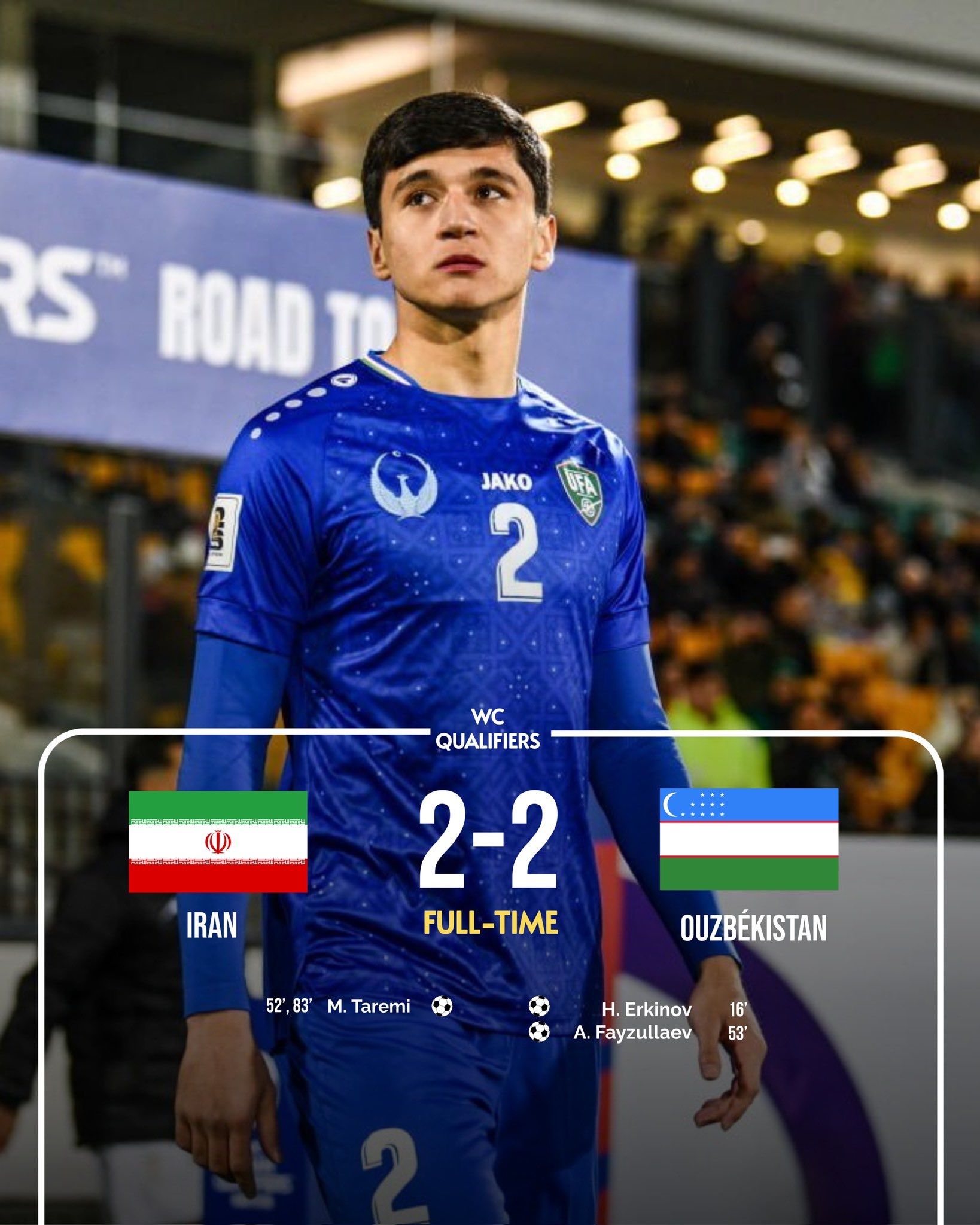 烏茲別克下輪打平即首進世界杯,胡桑諾夫身價3500萬歐占全隊一半