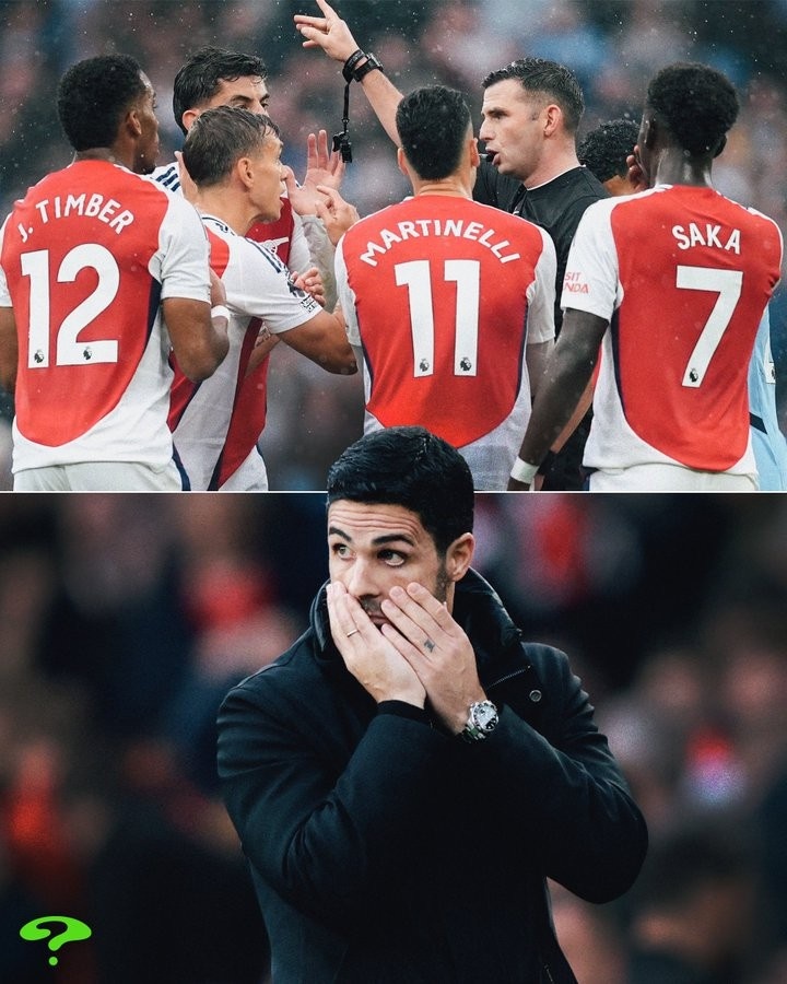 阿森納本賽季被射正95次是英超最少,但共計5次染紅是聯賽最多