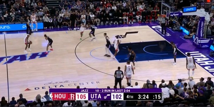 奮起直追!爵士2分鐘內外開花打出10-2的攻擊波迅速迫近比分