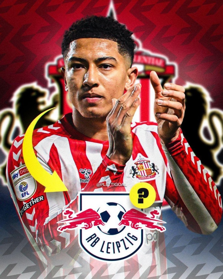 德天空:萊比錫接觸桑德蘭19歲中場喬布-貝林厄姆,但認為太貴了