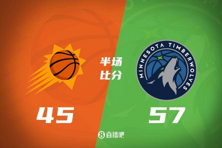 半場戰報:KD12分2帽 蘭德爾16分 華子傷退 森林狼領先太陽12分