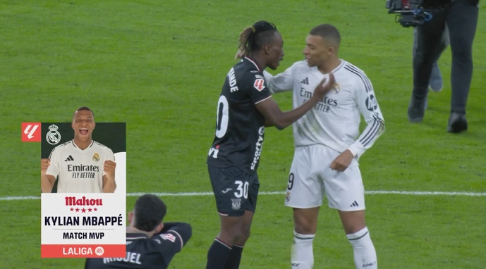 姆巴佩當選全場最佳球員:9次射門打進2球,7次過人3次成功