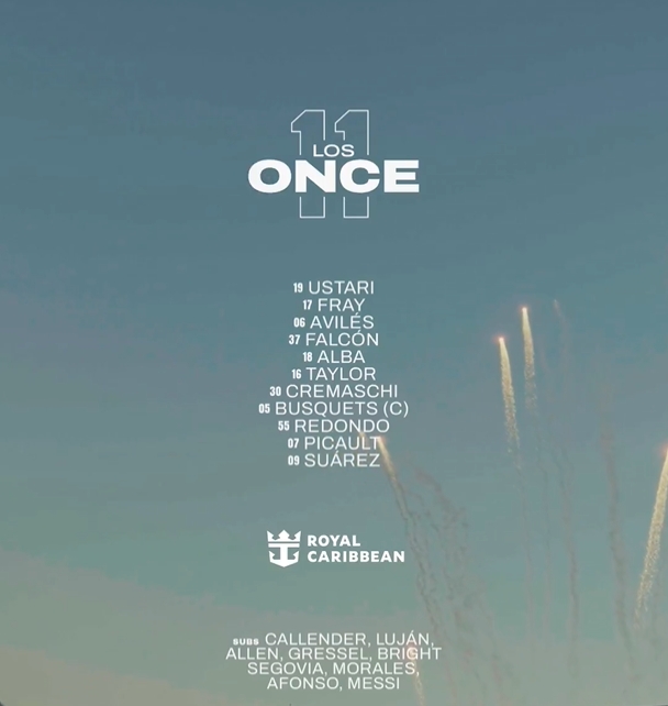 邁阿密vs費城聯合首發:梅西替補,蘇亞雷斯、布斯克茨先發