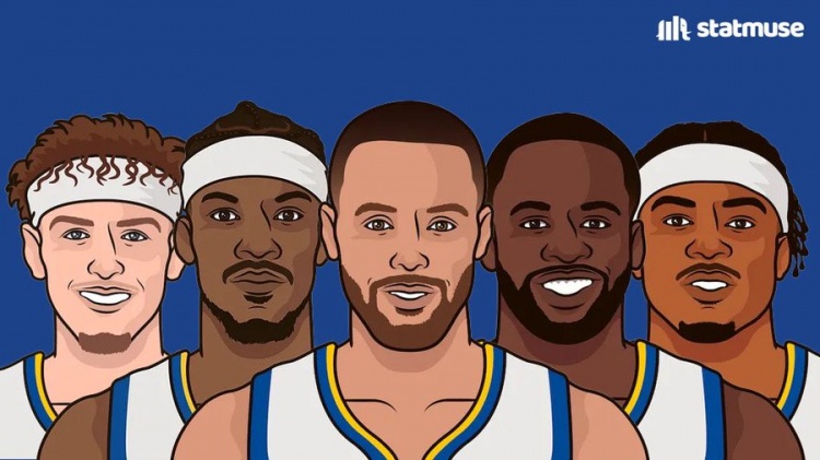 王牌陣容!勇士派出庫(kù)巴追波穆的首發(fā)陣容時(shí)11勝0負(fù)