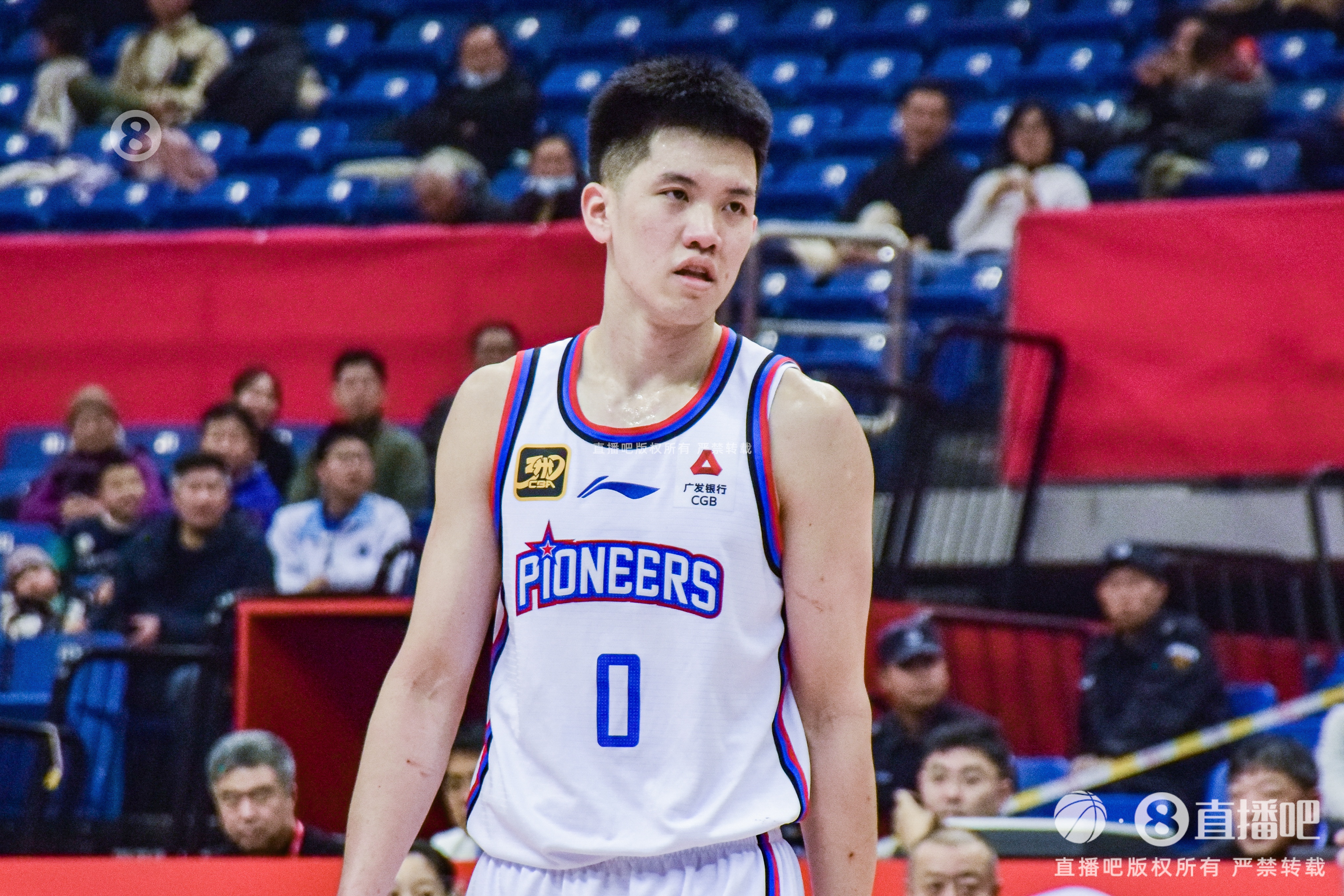 全隊(duì)都一樣鐵!天津半場三分球14中1 其中林庭謙三分7中1