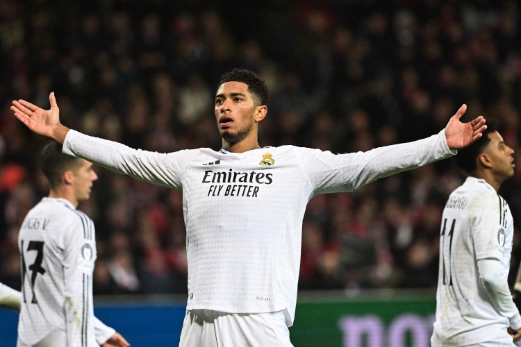 貝林厄姆歐冠45次出場,U21球員同期僅次于卡西的47次