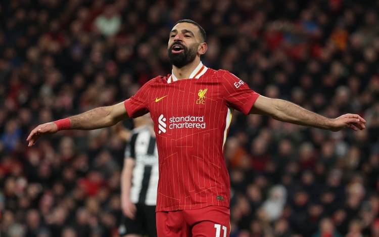 薩拉赫為利物浦出戰第73場歐冠比賽,追平杰拉德&隊史僅次卡拉格