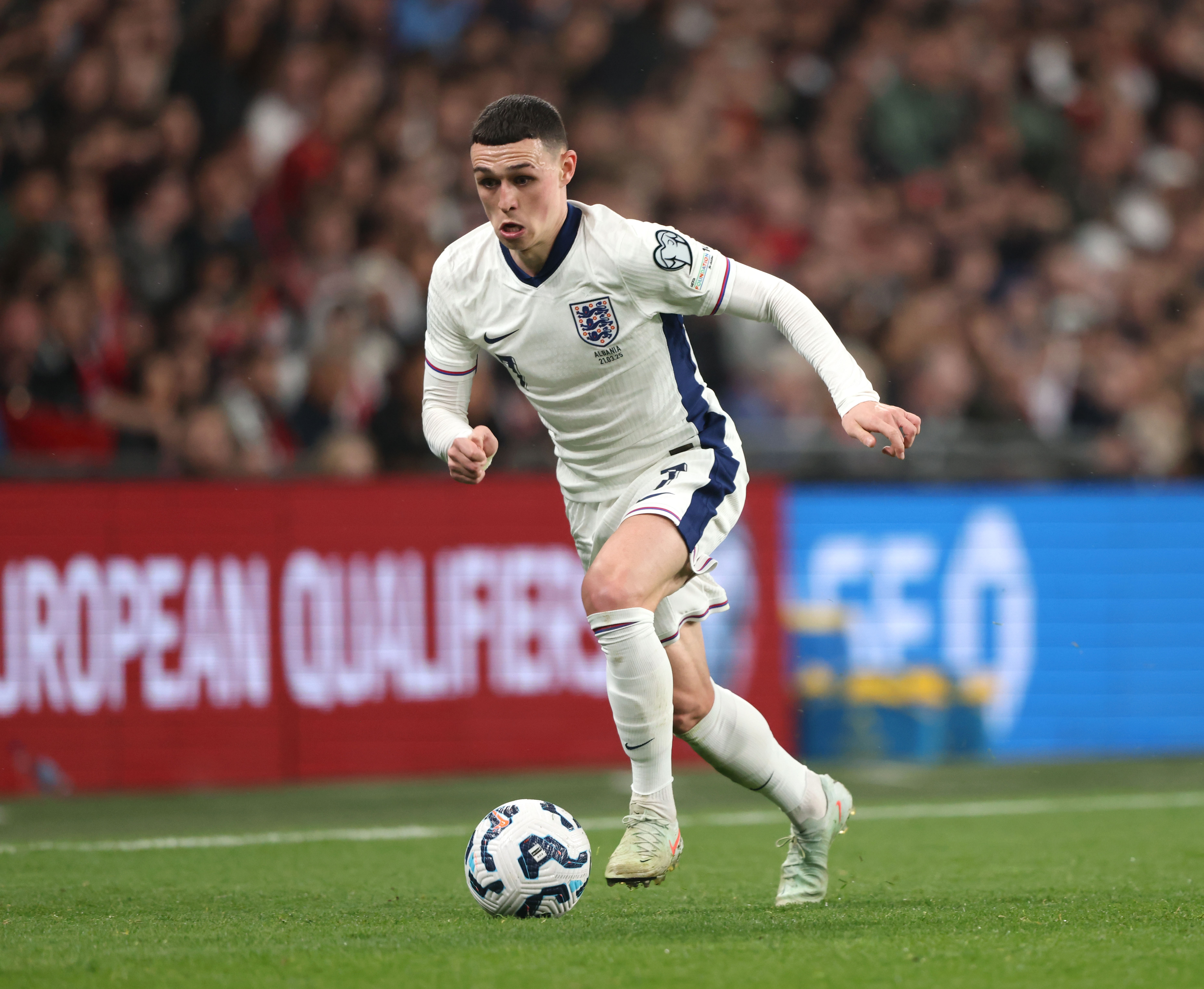 何時破荒?福登上次為英格蘭進球是23年9月,距今17場已1393分鐘