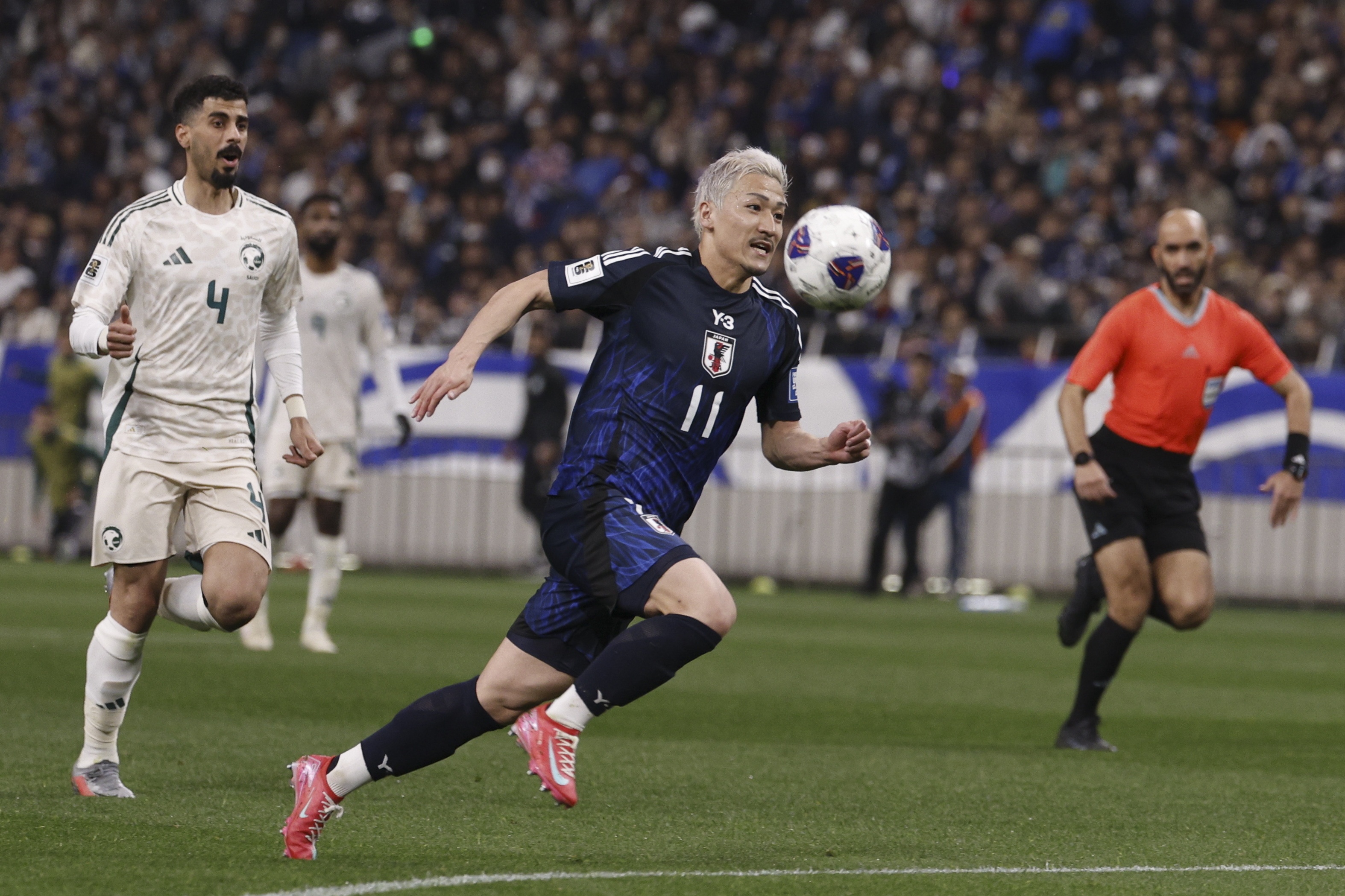 前田大然:上半場的機會要是自己都把握住,就能大比分領先沙特了